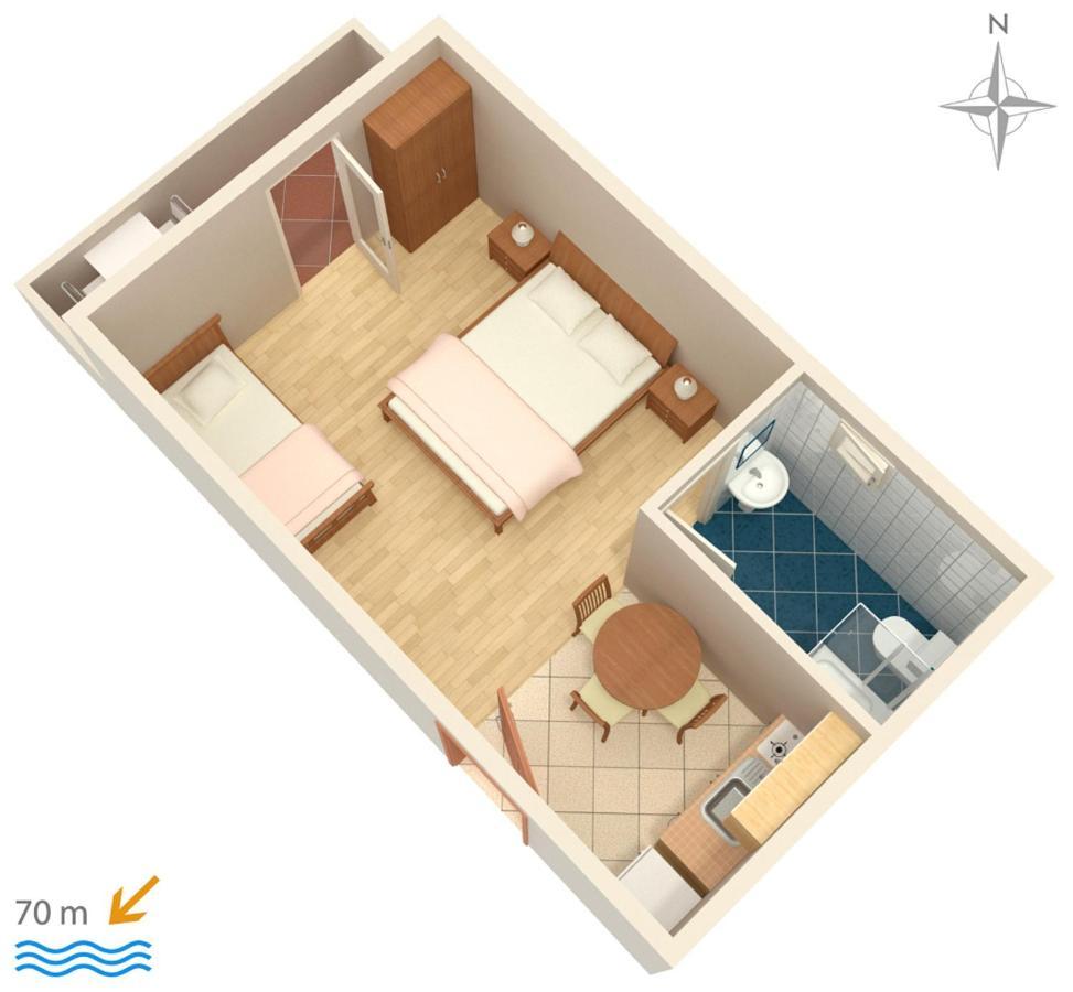 Apartments By The Sea Mandre, Pag - 3084 Kolan Bagian luar foto